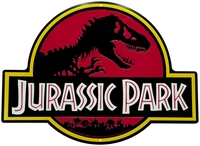 Jurassic Park - Jurassic Park Logo - Wandborden - Unisex - meerkleurig