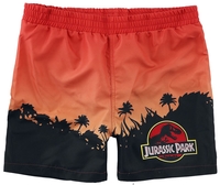 Jurassic Park - Kids - Jurassic Park Logo und Skyline - Zwembroek - Mannen - meerkleurig