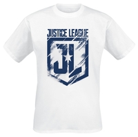 Justice League Movie - Indigo Logo - T-shirt - Mannen - wit