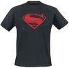 Justice League Movie - Superman Logo - T-shirt - Mannen - zwart