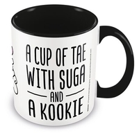 K-Pop - A Cup of Tae - Kop - Unisex - wit zwart