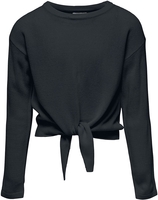 Kids ONLY - Amalia Long-sleeved Knot O-neck - Shirt met lange mouwen - Vrouwen - donkerblauw