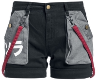 Kingdom Hearts - Keyblade - Korte broek - Vrouwen - zwart