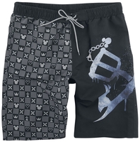 Kingdom Hearts - Keyblades - Zwembroek - Mannen - zwart