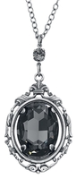 Krikor - Black Diamond - Halsketting - Vrouwen - zilverkleurig