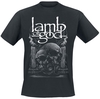 Lamb Of God - Candle Skull - T-shirt - Mannen - zwart