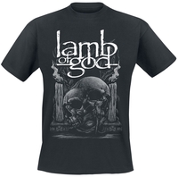 Lamb Of God - Candle Skull - T-shirt - Mannen - zwart