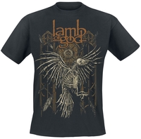 Lamb Of God - Crow - T-shirt - Mannen - zwart