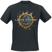 Lamb Of God - Omens Back Cover - T-shirt - Mannen - zwart