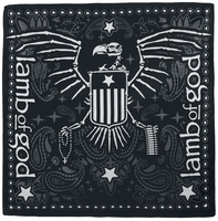 Lamb Of God - Skeleton Eagle - Bandana - Bandana - Unisex - zwart wit