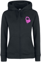 Lara Loft - - Vest met capuchon - Vrouwen - zwart