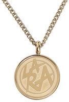 Lara Loft - Lara Logo - Halsketting - Vrouwen - goudkleurig