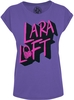 Lara Loft - Logo - T-shirt - Vrouwen - lila
