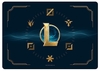 League Of Legends - Hextech Logo - Gaming Mousepad - Bureaumat - Unisex - multicolor
