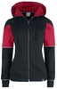 League Of Legends - Noxus - Vest met capuchon - Vrouwen - zwart rood