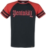 League Of Legends - Pentakill - T-shirt - Mannen - zwart rood