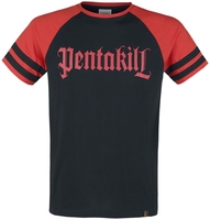 League Of Legends - Pentakill - T-shirt - Mannen - zwart rood