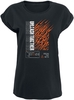 LEC - UF Texture - T-shirt - Vrouwen - zwart