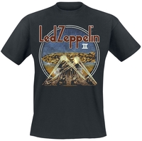 Led Zeppelin - LZII Searchlights - T-shirt - Mannen - zwart