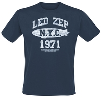 Led Zeppelin - NYC 1971 - T-shirt - Mannen - blauw