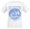 Led Zeppelin - Tour 75 - T-shirt - Mannen - wit