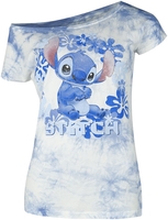 Lilo & Stitch - Aloha - T-shirt - Vrouwen - blauw
