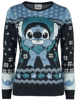 Lilo & Stitch - Christmas Stitch - Christmas jumper - Vrouwen - blauw groen