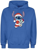 Lilo & Stitch - Christmas Stitch - Trui met capuchon - Mannen - blauw