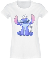 Lilo & Stitch - Cute Ducks - T-shirt - Vrouwen - wit