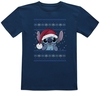 Lilo & Stitch - Kids - Christmas Stitch - T-shirt - Unisex - blauw