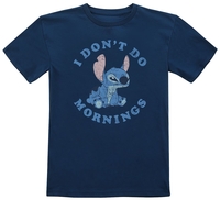 Lilo & Stitch - Kids - Mornings - T-shirt - Unisex - blauw