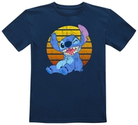 Lilo & Stitch - Kids - Stitch - T-shirt - Unisex - blauw