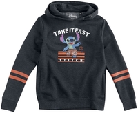 Lilo & Stitch - Kids - Take it easy - Trui met capuchon - Unisex - zwart