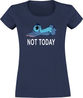 Lilo & Stitch - Not Today! - T-shirt - Vrouwen - blauw