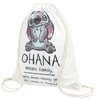 Lilo & Stitch - Ohana - Sporttas - Unisex - wit