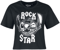 Lilo & Stitch - Rock - T-shirt - Vrouwen - zwart