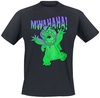 Lilo & Stitch - Stitch - Mwahaha - T-shirt - Mannen - zwart