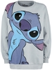 Lilo & Stitch - Stitch - Sweatshirts - Vrouwen - heather grey