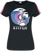 Lilo & Stitch - Surf & Destroy - T-shirt - Vrouwen - zwart