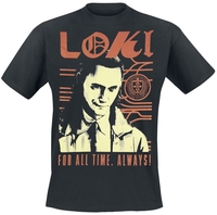 Loki - Loki For All Time - T-shirt - Mannen - zwart