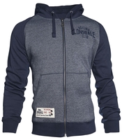 Lonsdale London - Slough - Vest met capuchon - Mannen - blauw gemêleerd