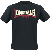 Lonsdale London - Two Tone - T-shirt - Mannen - zwart