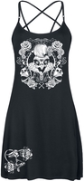 Looney Tunes - Día de los Muertos - Medium-lengte jurk - Vrouwen - zwart