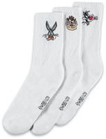 Looney Tunes - Sport Socks - Sokken - Unisex - wit