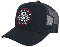 Lucky 13 - Fast and Loud Trucker Cap - Cap - Unisex - zwart