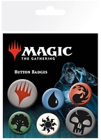 Magic: The Gathering - Badge Pack Mana Symbols - Badge - Unisex - meerkleurig