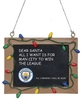 Manchester City - Schoolbord - Kerstballen - Unisex - meerkleurig