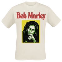 Marley,  Bob - Rasta Coloured - T-shirt - Mannen - ecru