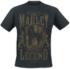 Marley,  Bob - Rebel Legend - T-shirt - Mannen - zwart