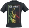 Marley,  Bob - Rise Stripes - T-shirt - Mannen - zwart